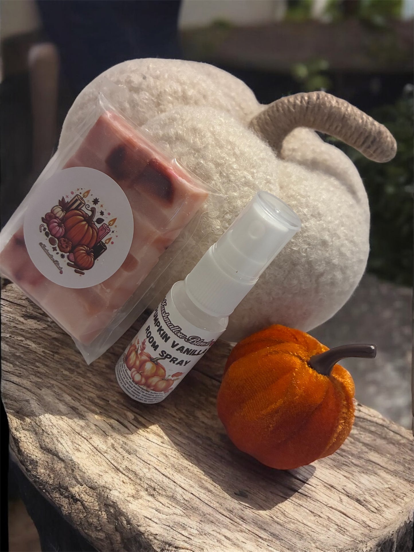 Pumpkin Vanilla Mini Wax Melt Snap Bar