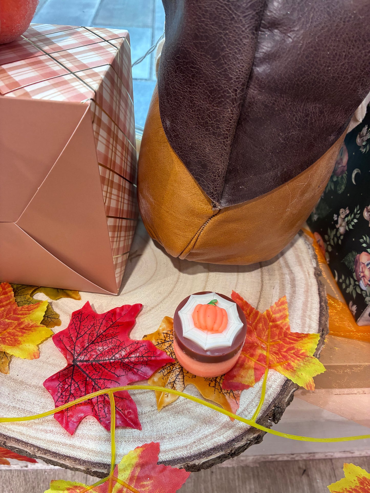 Pumpkin Spice pumpkin web wax melt