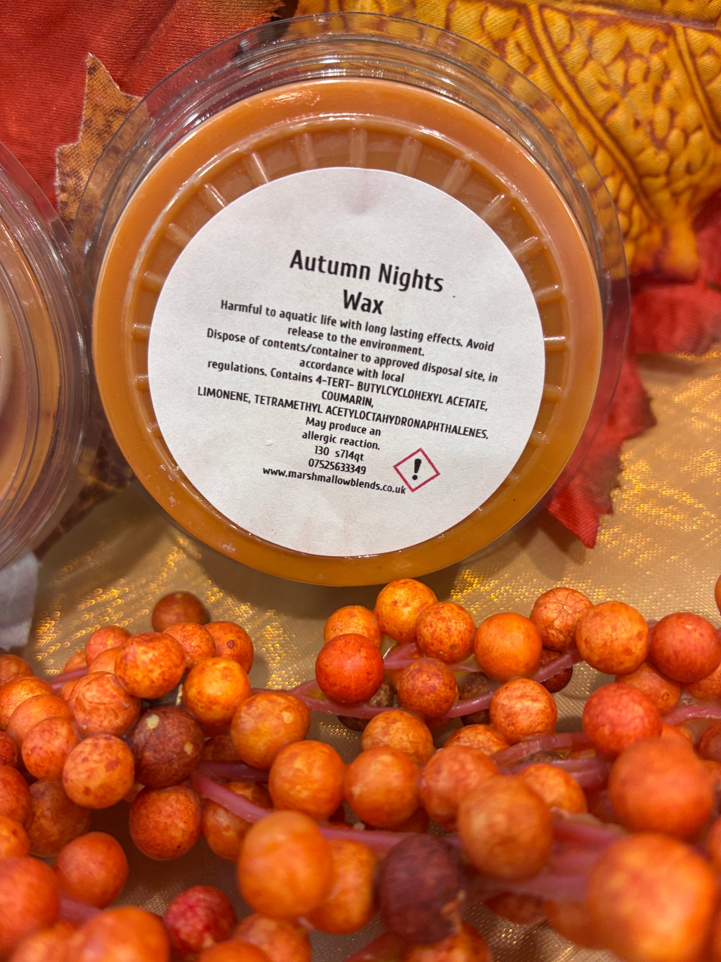 Autumn nights Wax Melt 2oz Pot eco soya