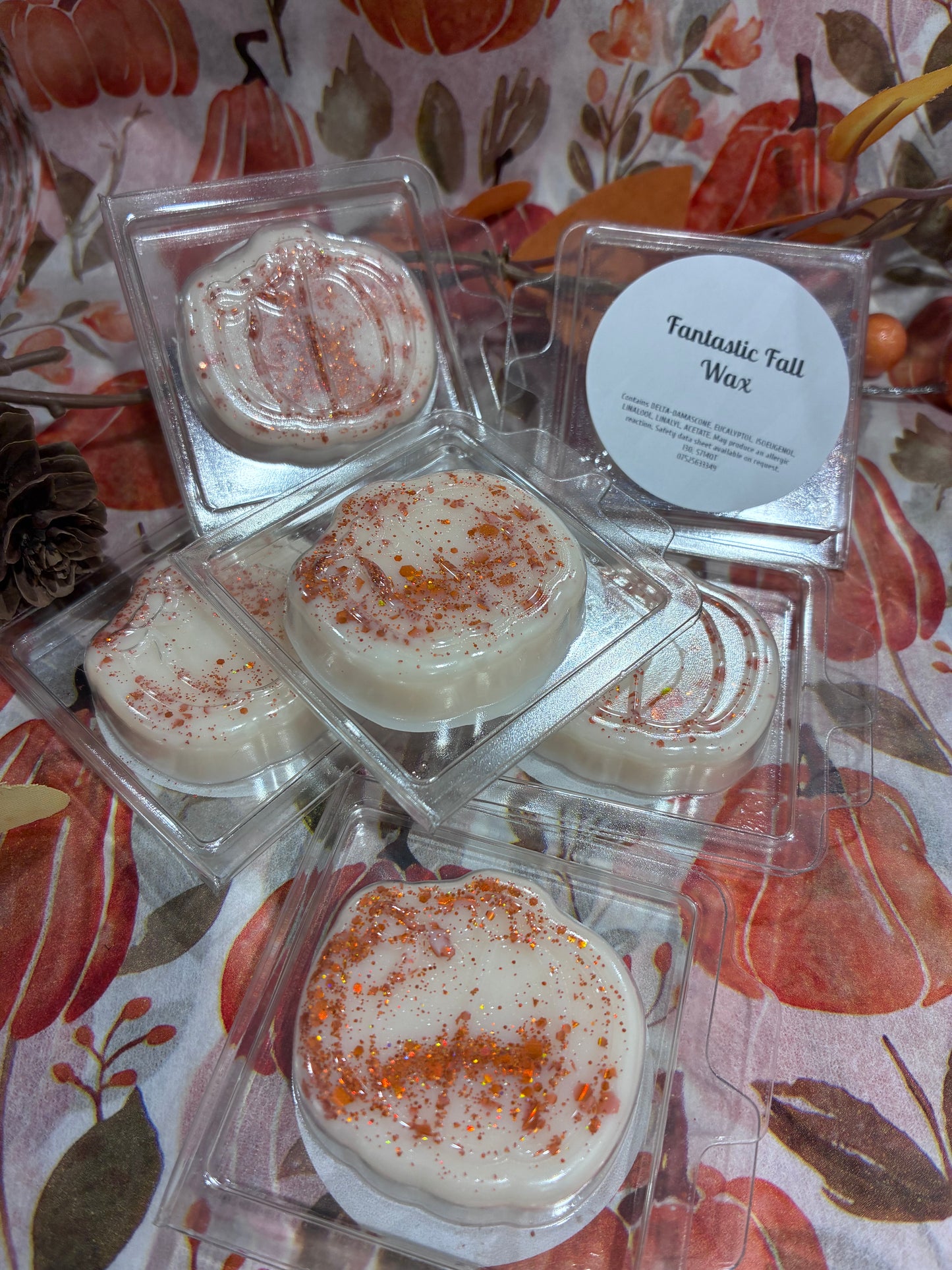Fantastic Fall Pumpkin clamshell wax melt
