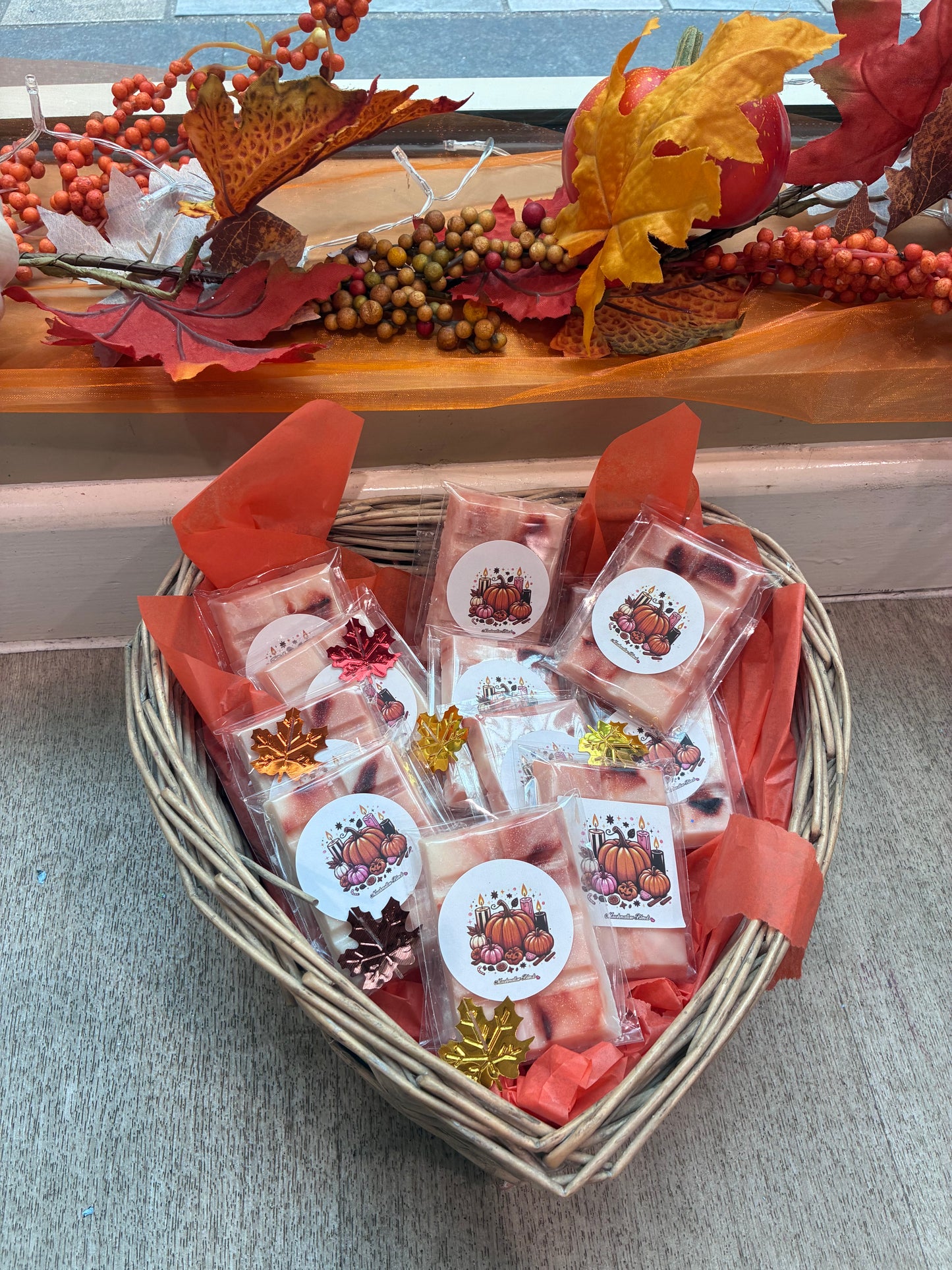 Pumpkin Vanilla Mini Wax Melt Snap Bar