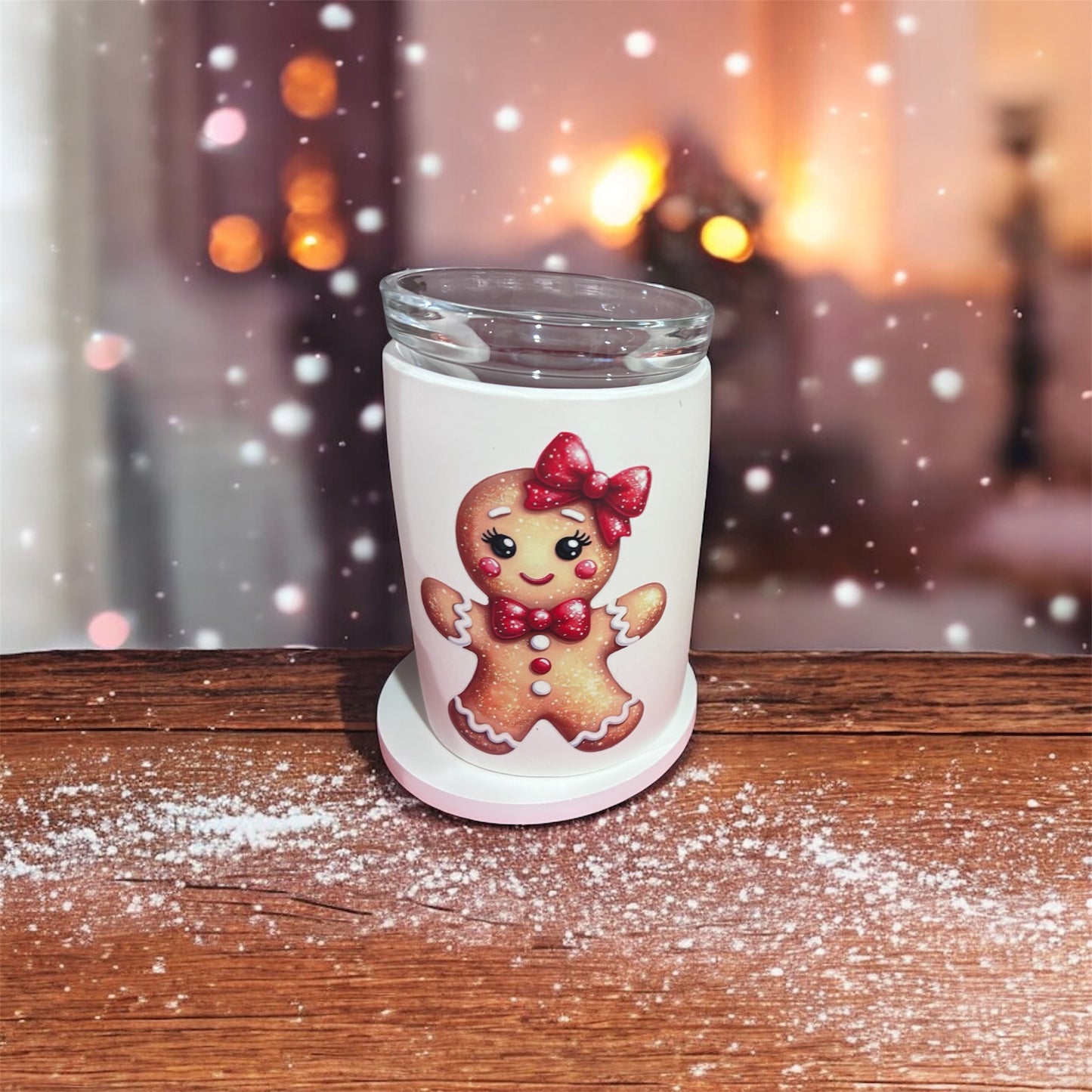 Gingerbread Wax melt Burner (hand made ceramic)