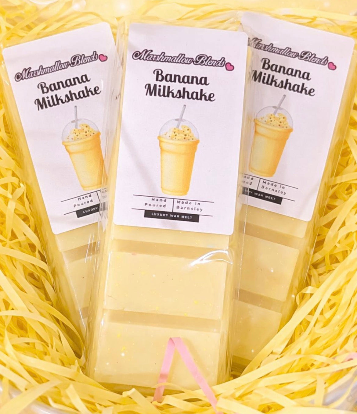 Banana Milkshake Wax Melt Snap Bar