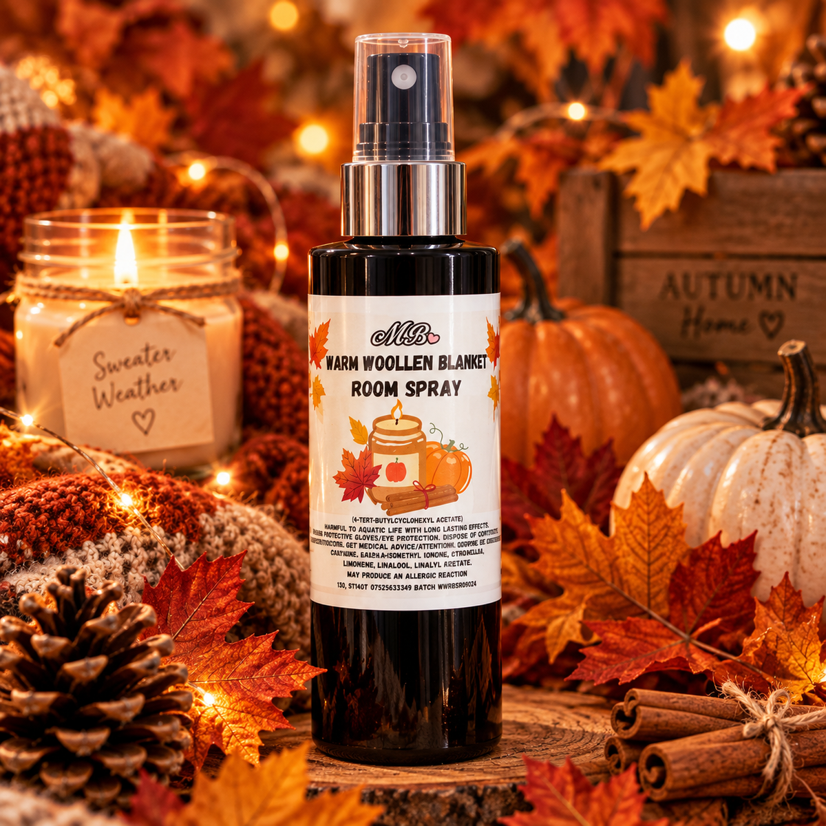 Warm Woollen Blanket Room spray