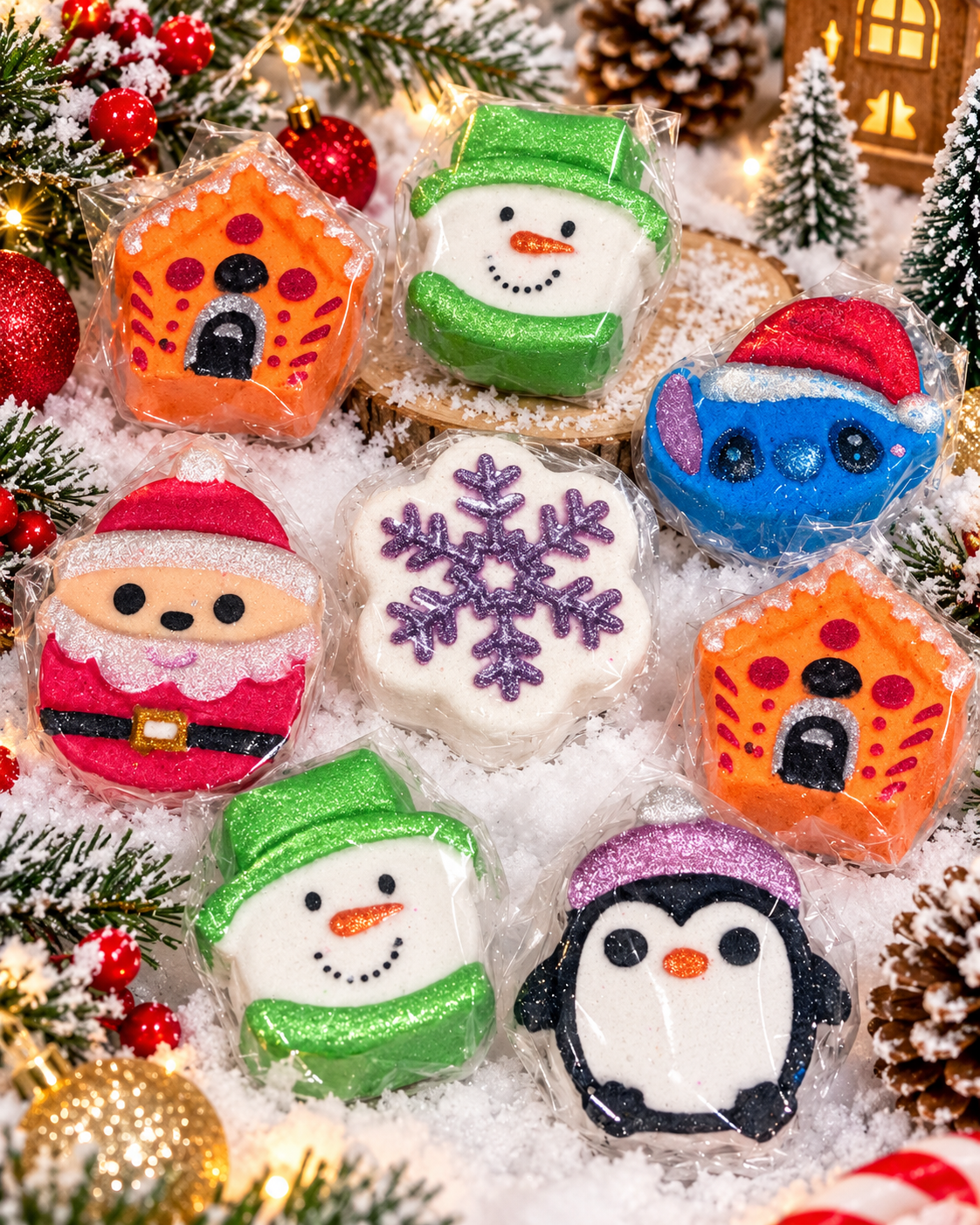 Mini Festive Bath Bomb (Random Pick)