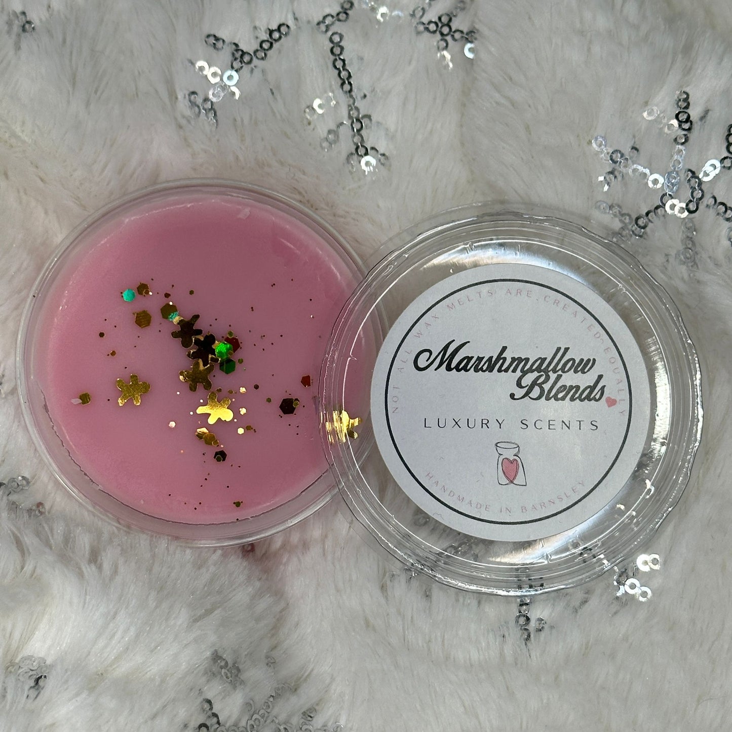 Strongly scented Gingerbread Marshmallow 2oz Wax Melt Pot