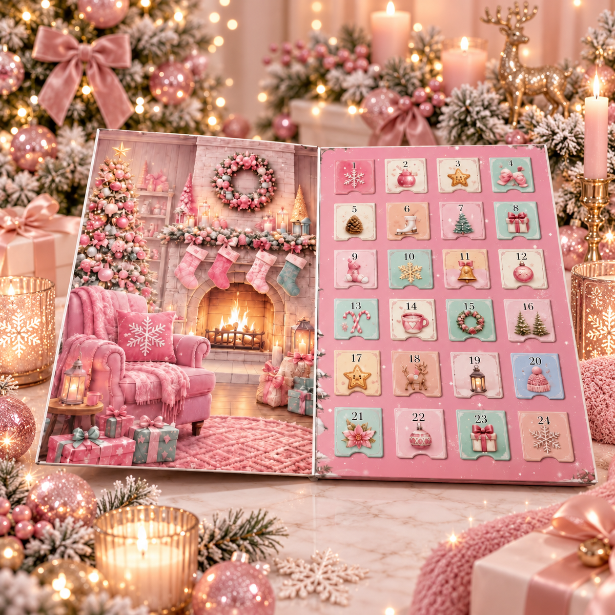 PRE- ORDER WAX MELT ADVENT CALENDAR (FREE POSTAGE) 2 CHOICES