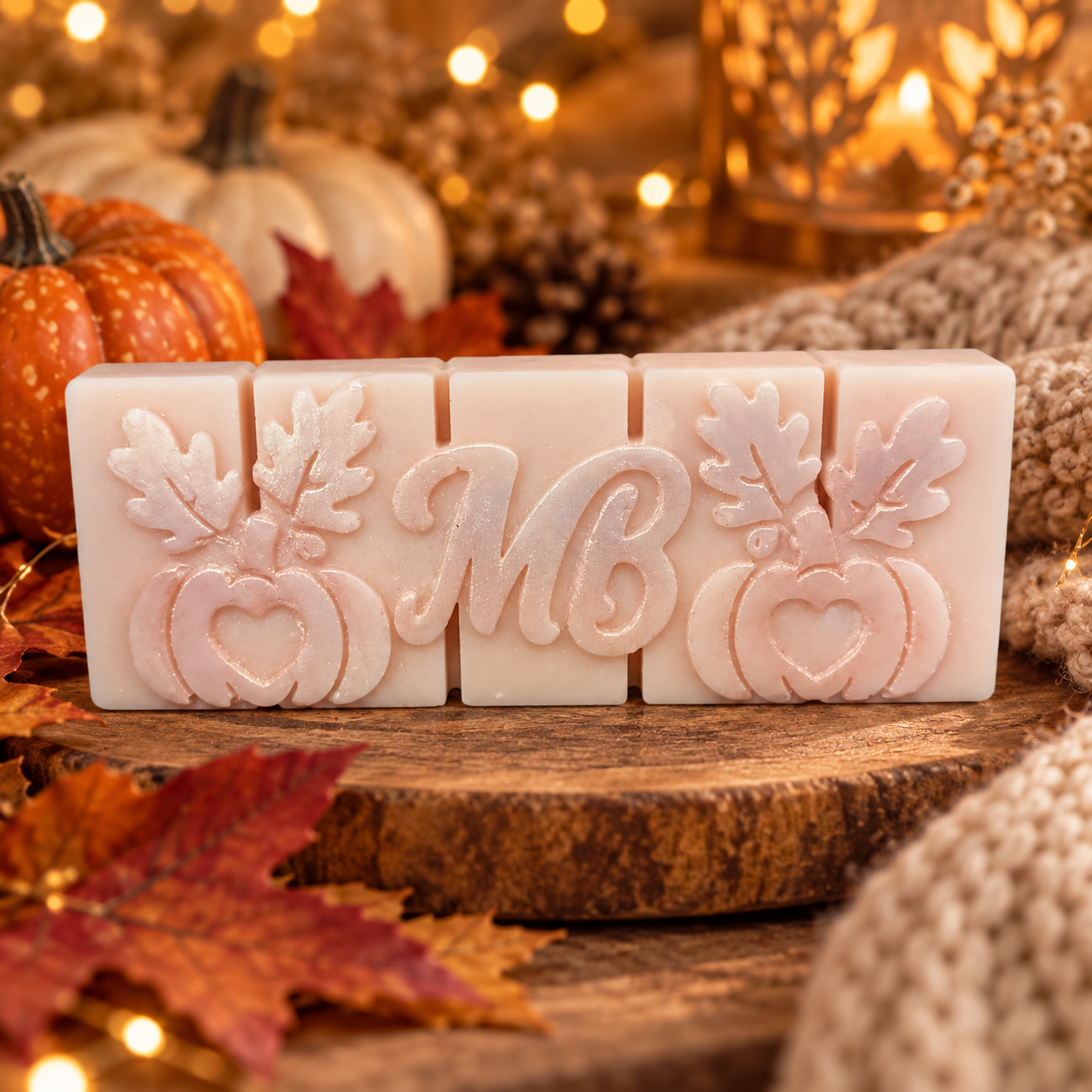 Pumpkin Vanilla Wax Melt Snap Bar