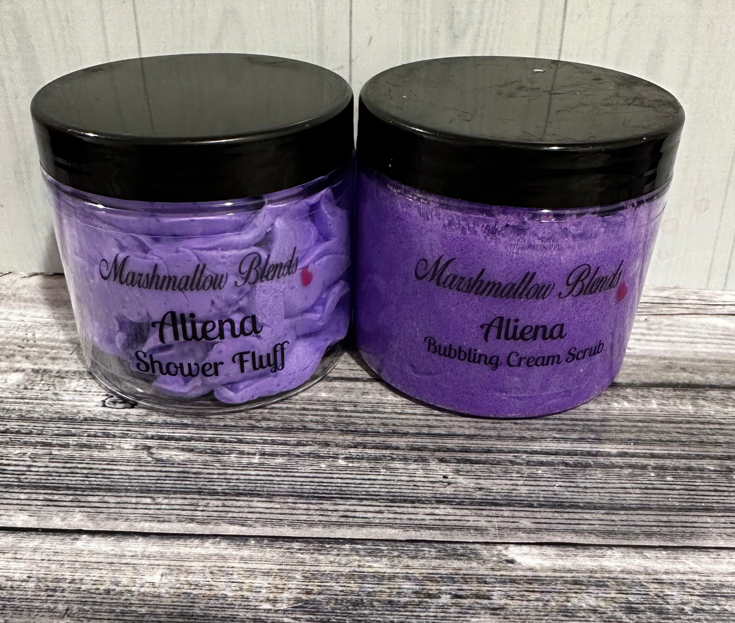 Aliena Shower Fluff & Scrub Duo