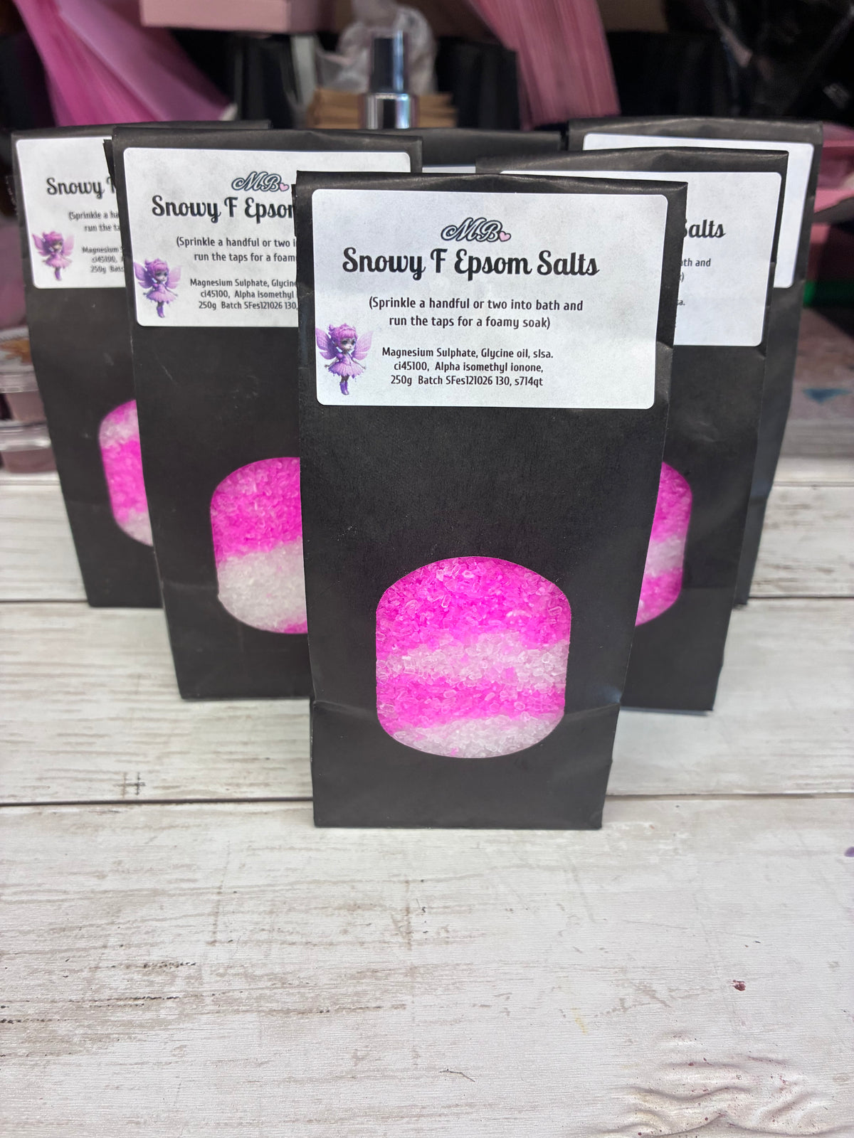 Snowy F Foaming Epsom Salts