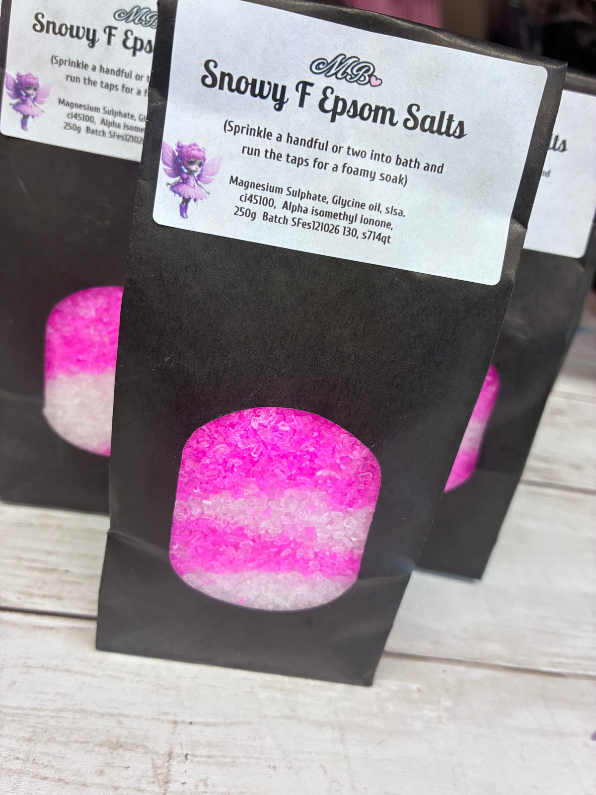 Snowy F Foaming Epsom Salts