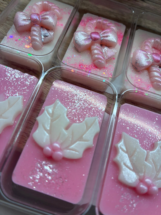 Candy Cane wax melt collection box