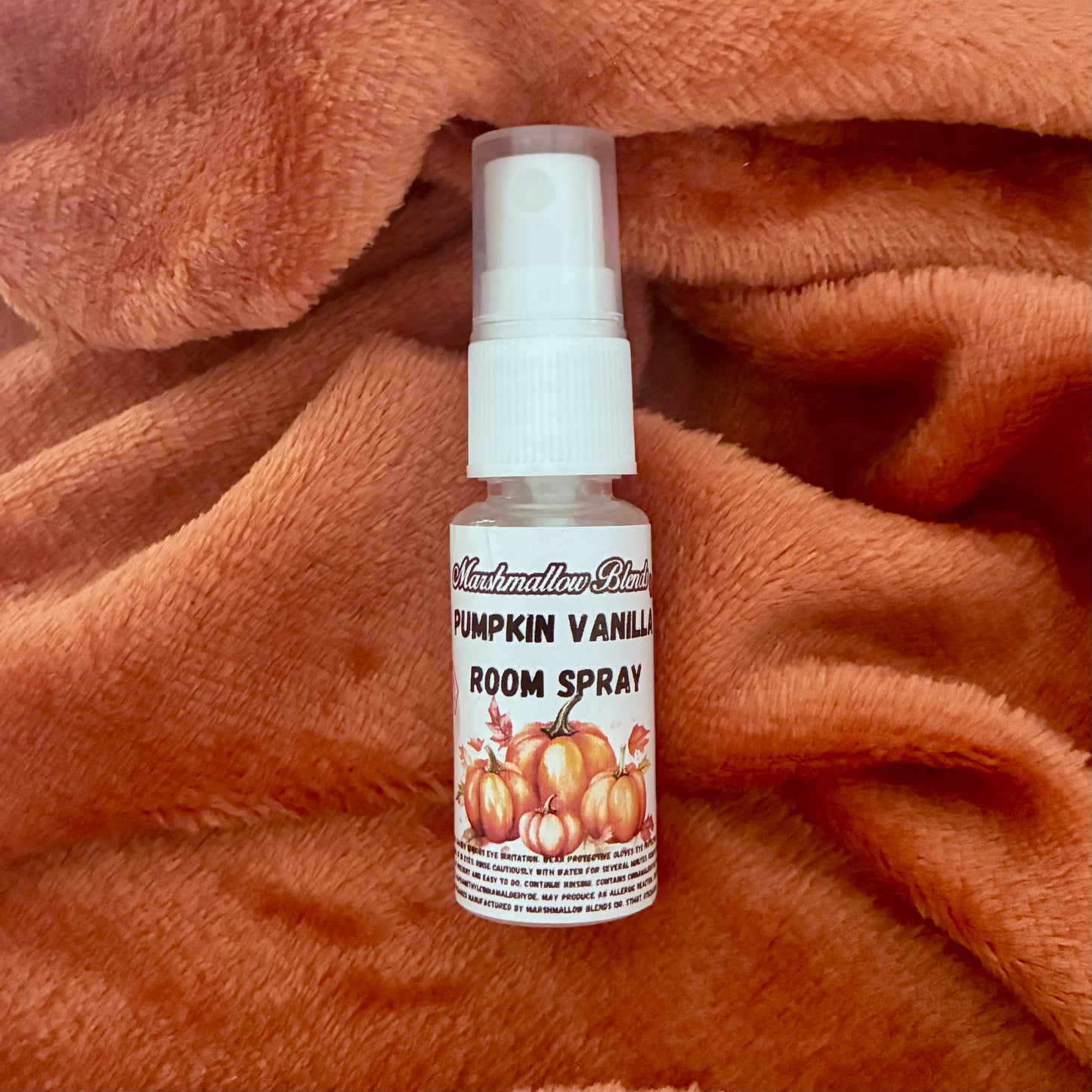 Pumpkin Vanilla Mini Travel size Room Spray