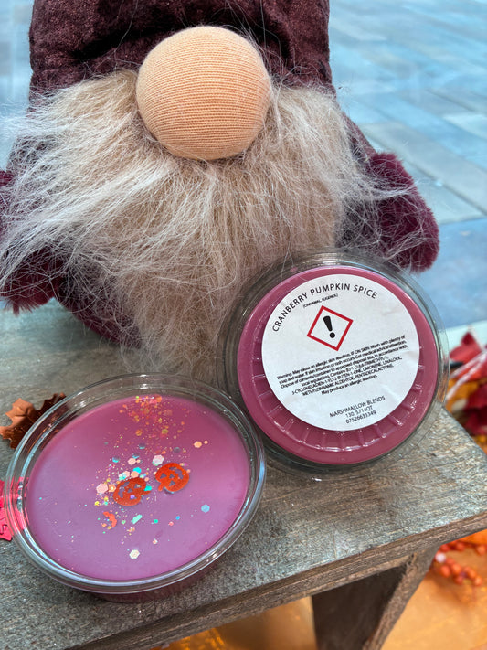 Cranberry Pumpkin Spice Wax Melt pot