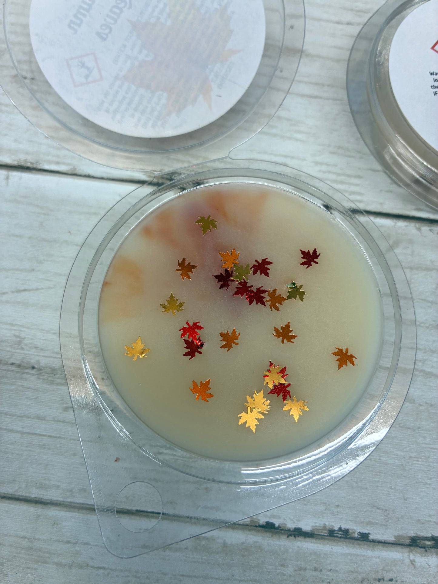 Autumn Leaves Chunky wax pot