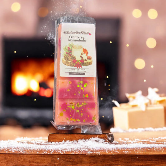 Strongly scented Cranberry Marmalade Wax Melt Snap Bar (Christmas range)