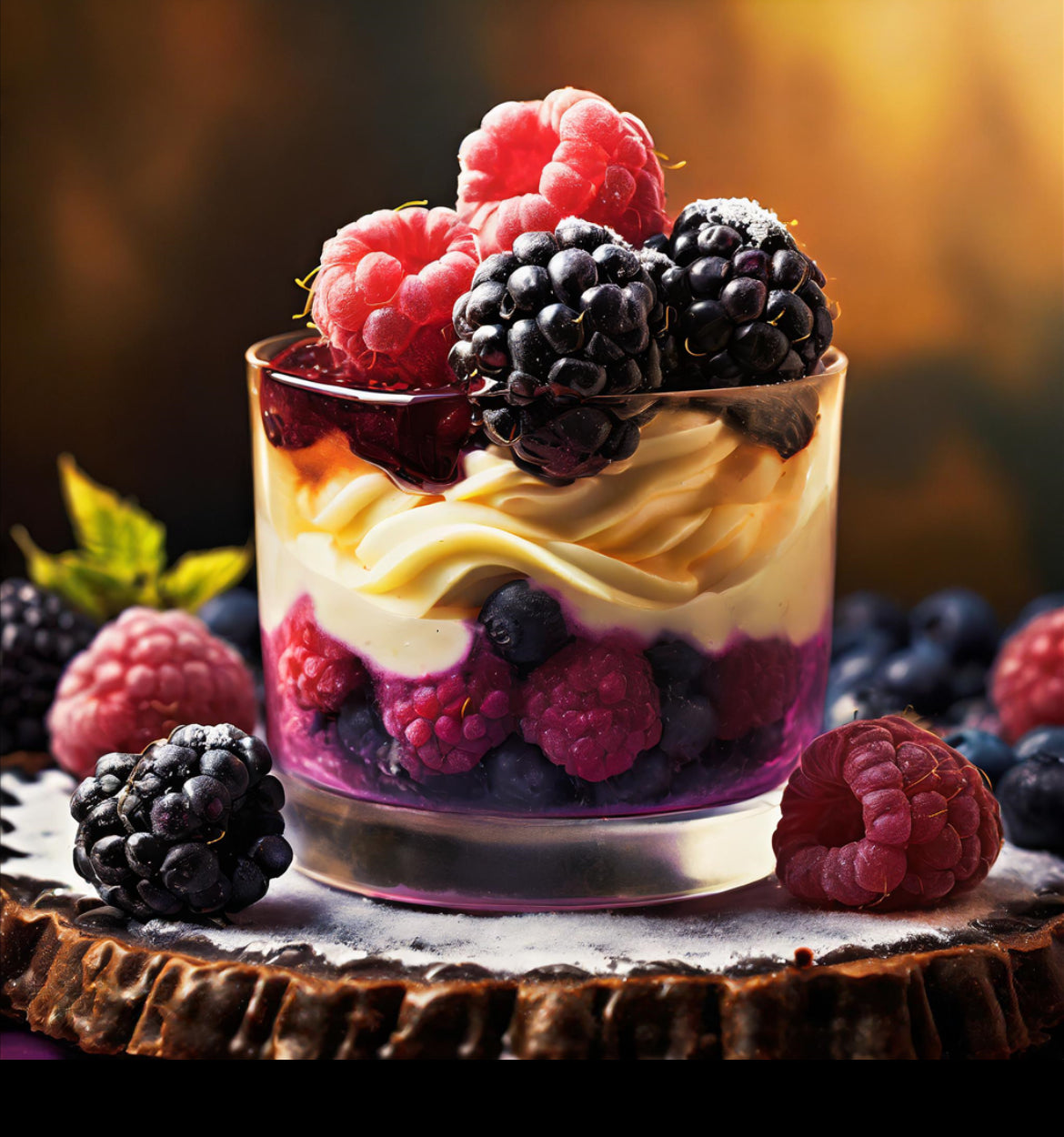 Dark kiss wax melt pots