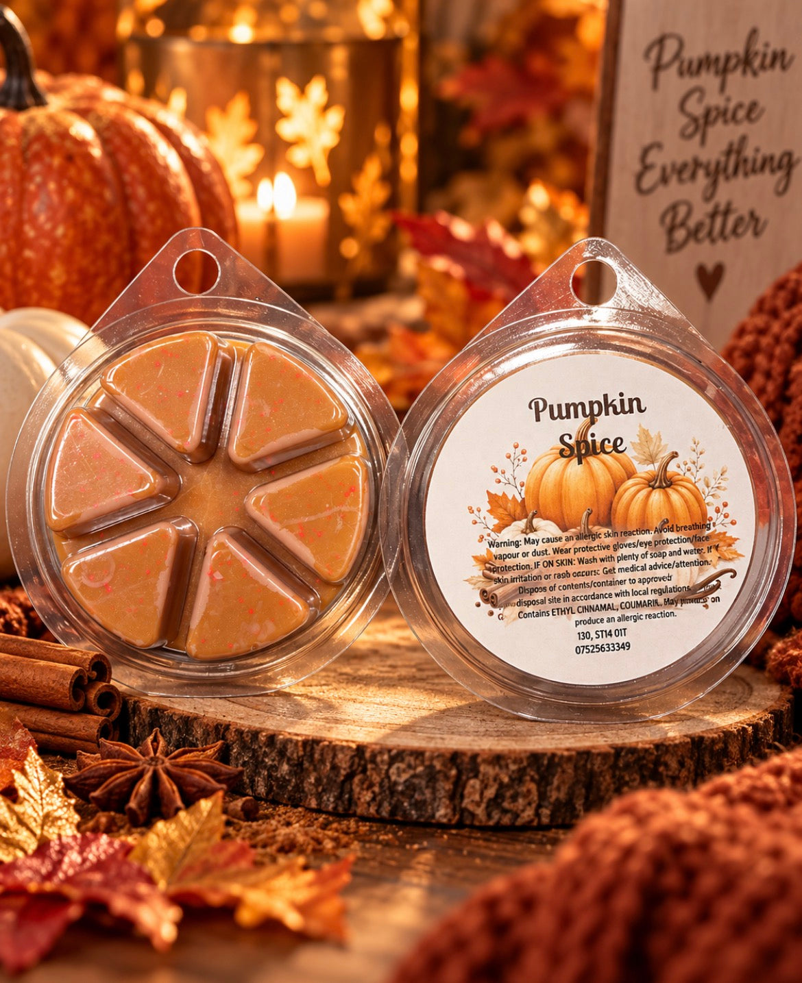 Pumpkin Spice Chunky Wax Pot