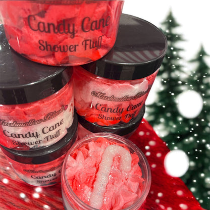 Candy Cane Shower Fluff