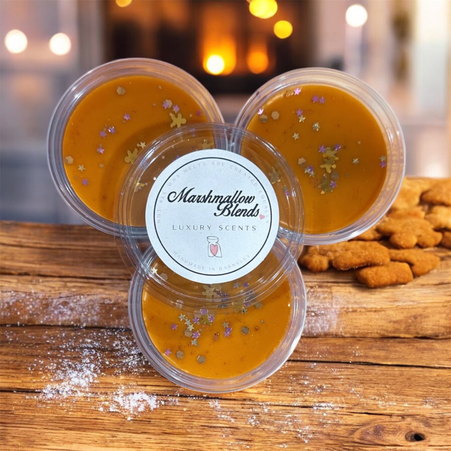 Strongly scented Gingerbread 2oz Wax Melt hand made (Christmas collection)