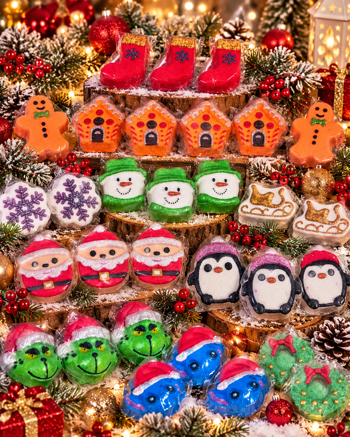 Mini Festive Bath Bomb (Random Pick)