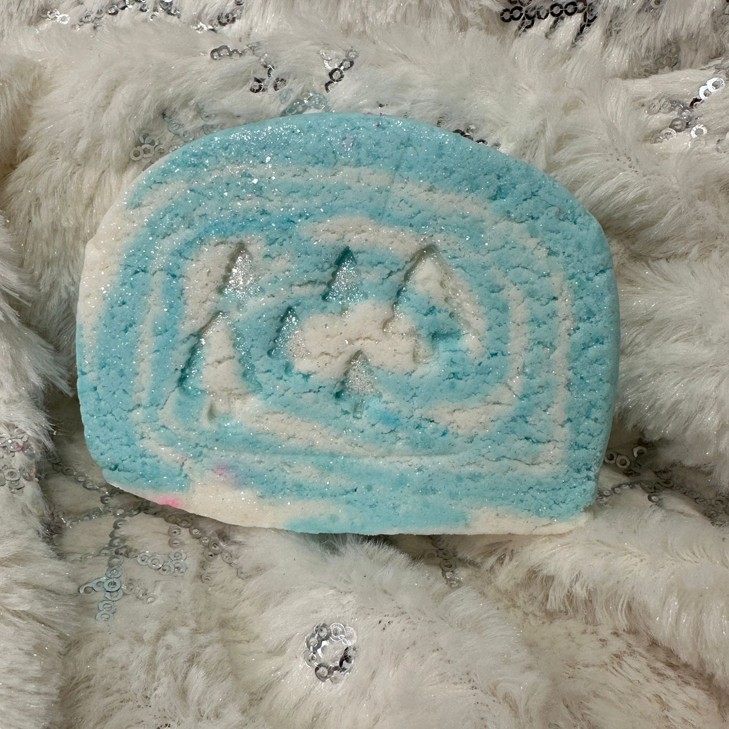 Winter Wonderland Crumble Block bubbles galore