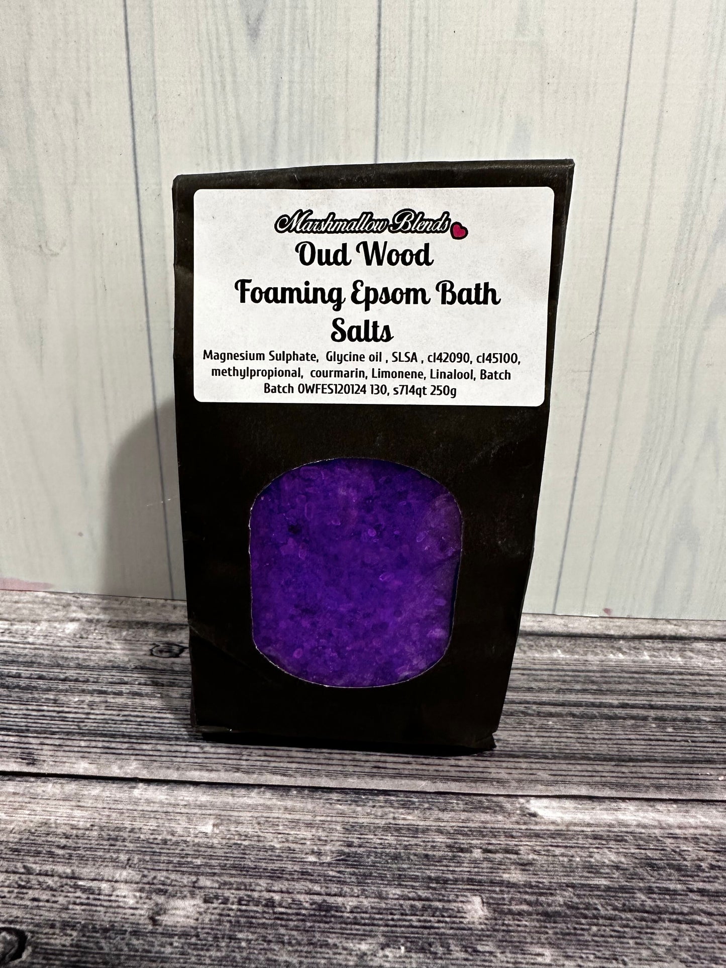 Oud Wood Foaming Epsom Salts