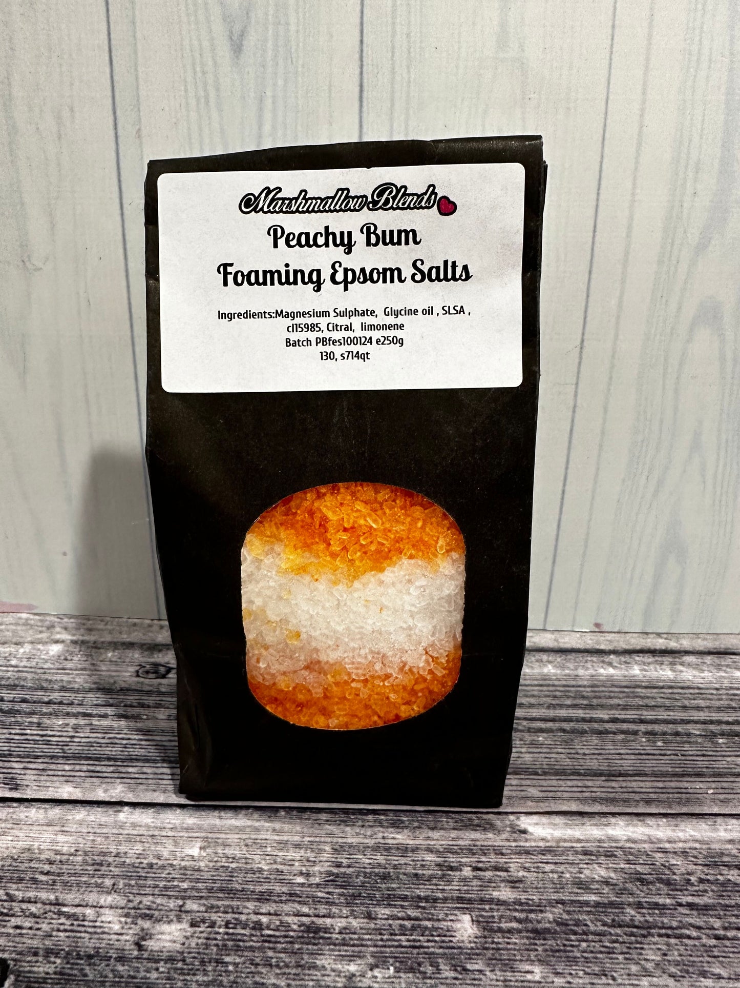 Peachy Bum Foaming Epsom Salts