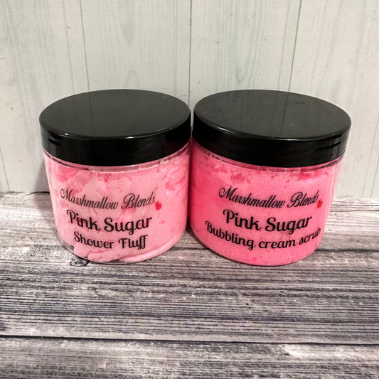 Pink Sugar Shower Fluff & Scrub Duo