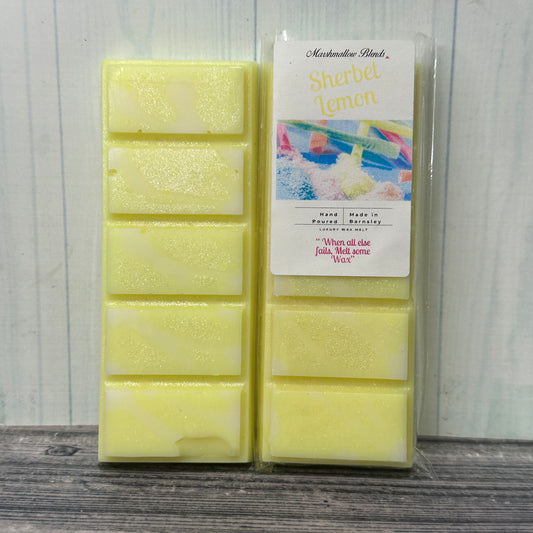 Strongly Scented Sherbet Lemon Wax Melt Bar