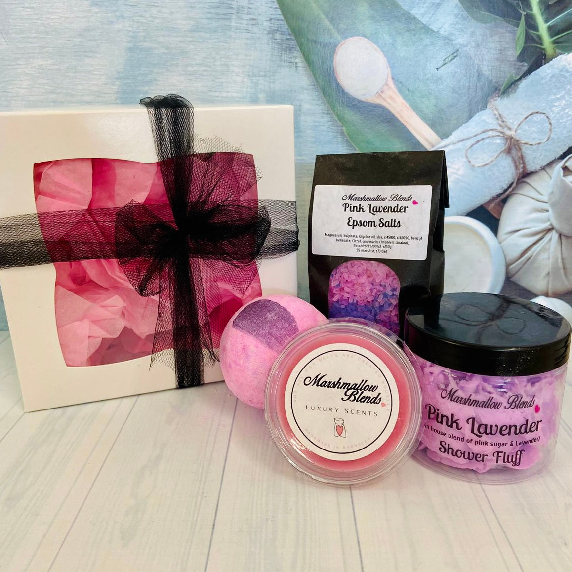 Pink Lavender Sugar Gift Set