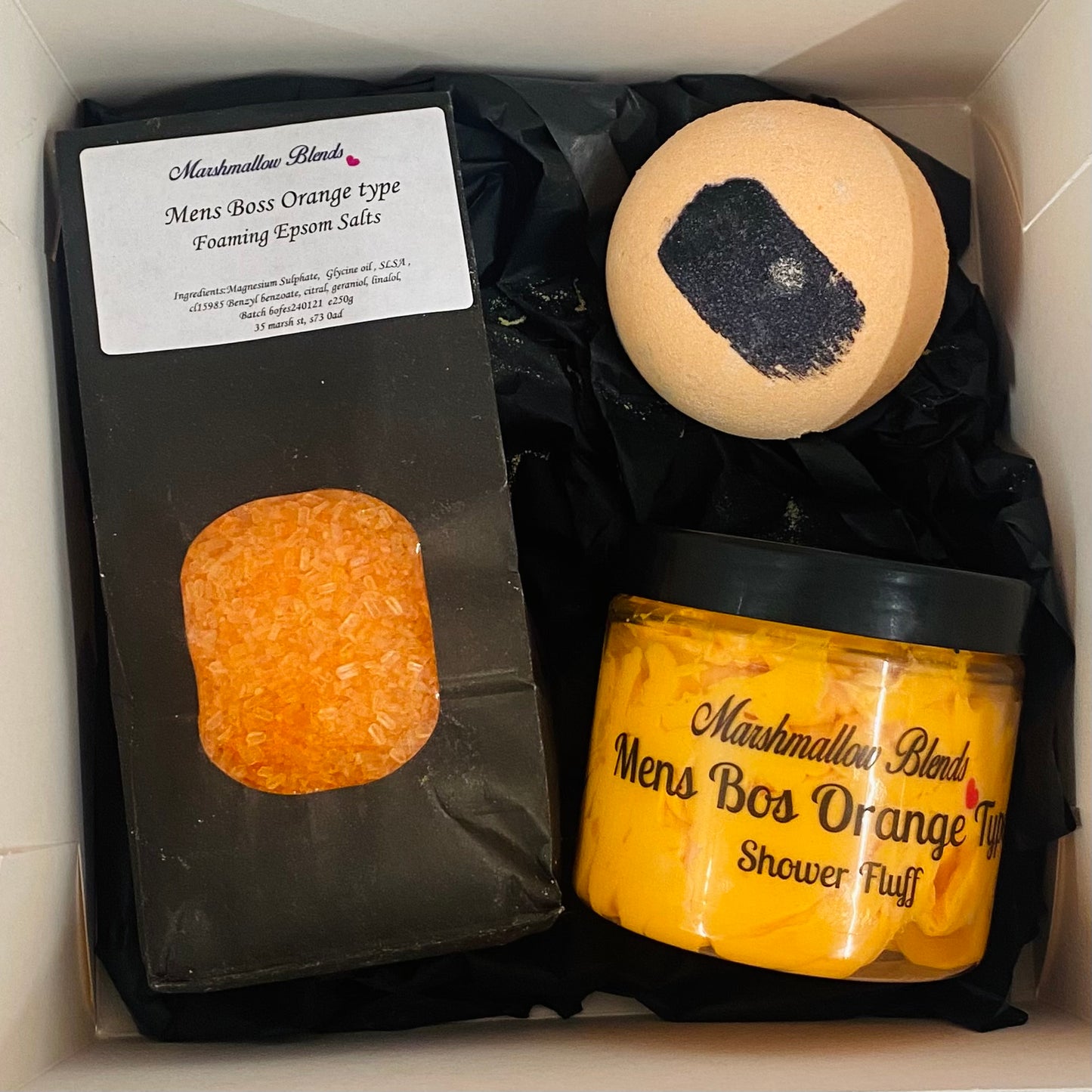 Men's Orange Gift Set