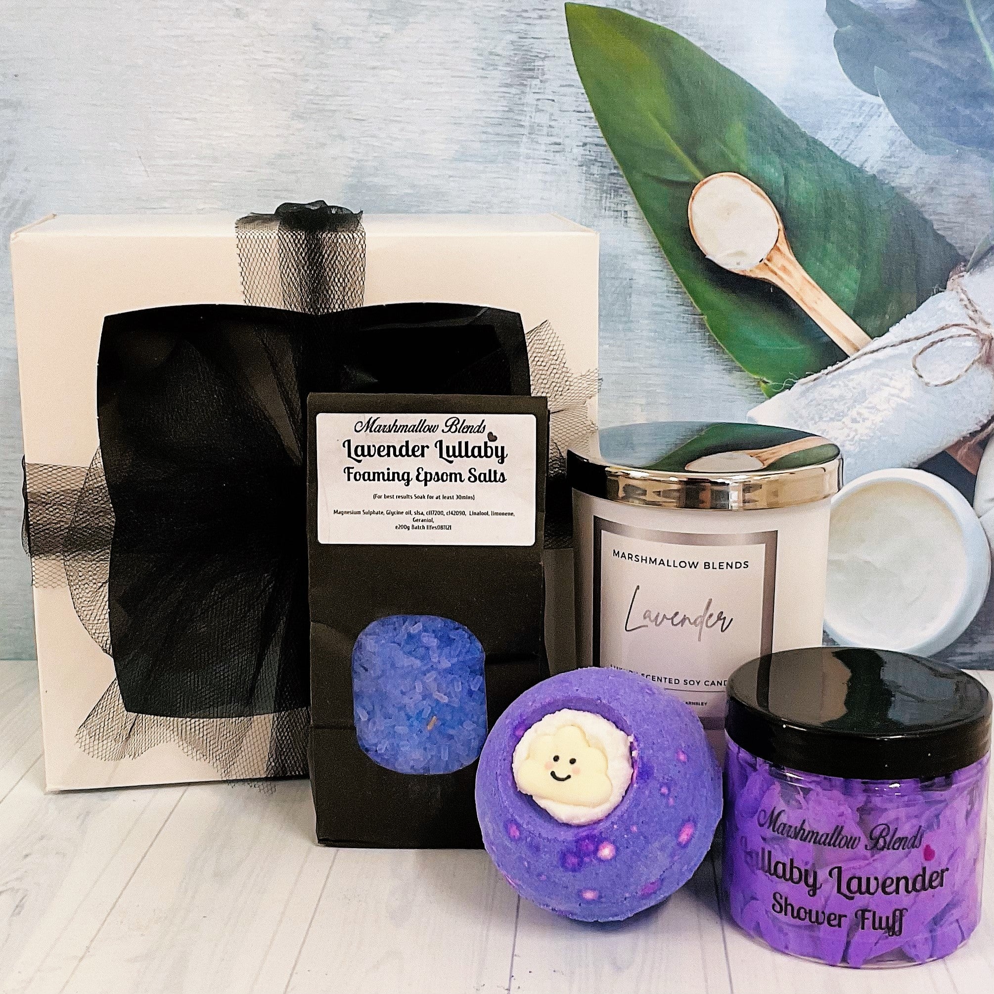 Ultimate Lavender Bath Time Gift Set – Marshmallow Blends